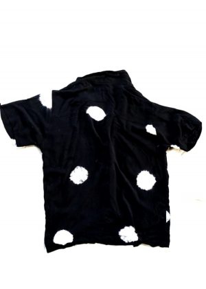 Kemeja Shibori Shirt Black